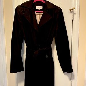 CALVIN KLEIN Black Trench Coat
